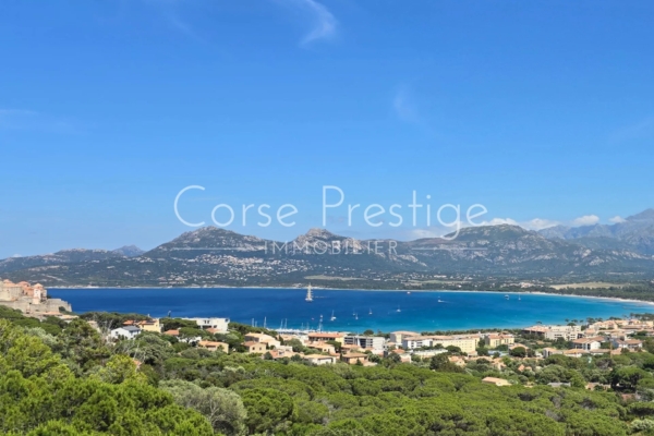 For Sale Modern Villa Calvi - Sea and Mountain Views - North Corsica - REF P44