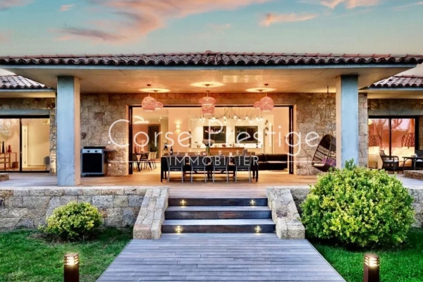 Elegant Stone Villa with Pool in Pianottoli-Caldarello – Southern Corsica - REF P86